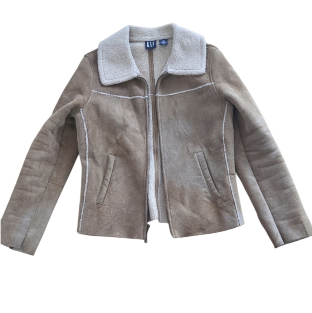 GAP Women's Brown Teddy Jacket